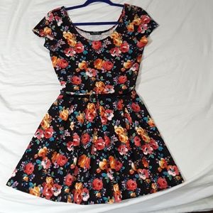 Floral mini dress